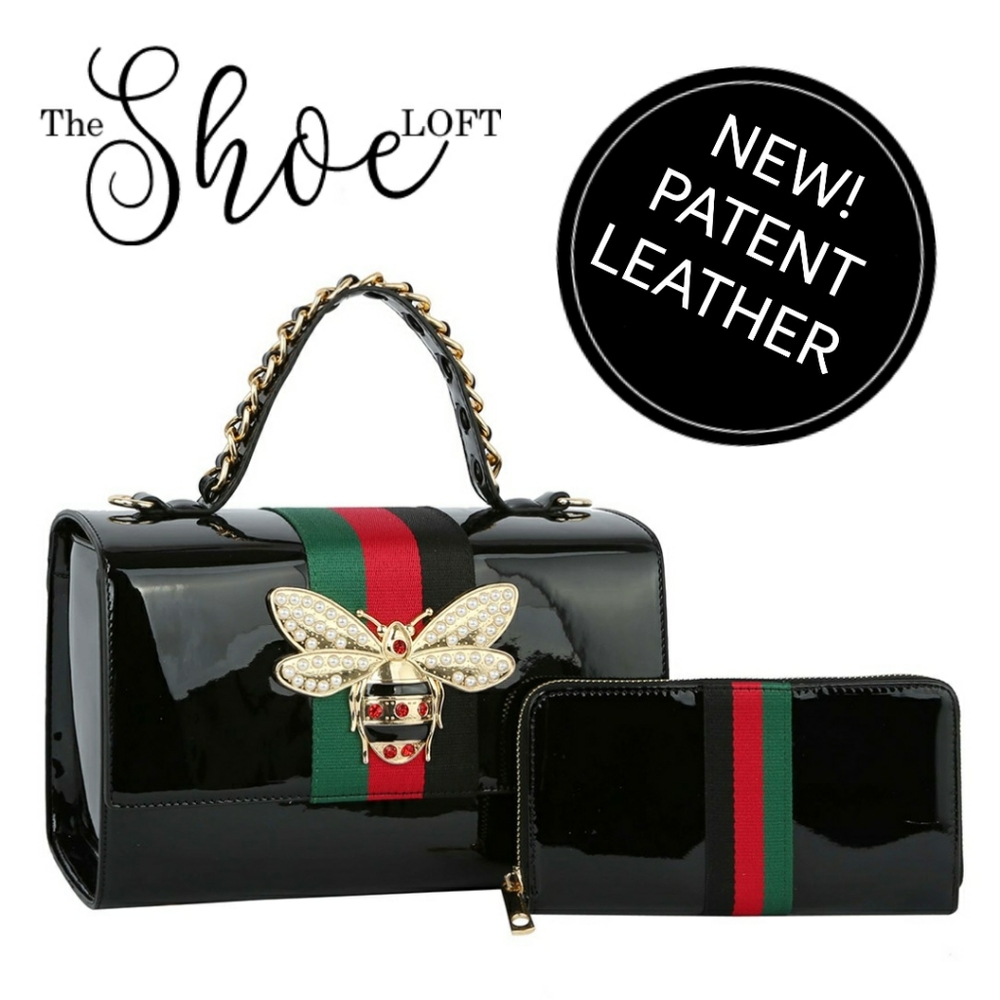 Queen Bee Satchel & Wallet Set
